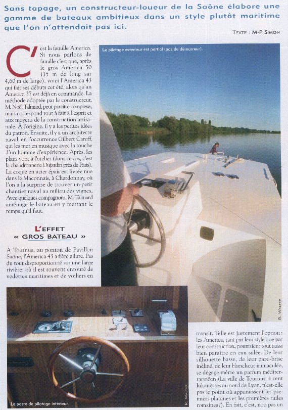 America 43 Une vedette fluviale quelque peu maritime - Page 2