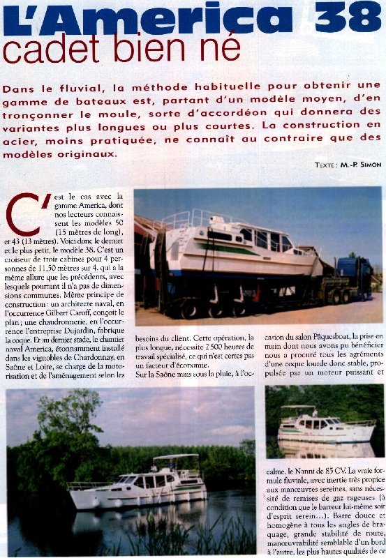 America 38 Cadet bien né - Page 1